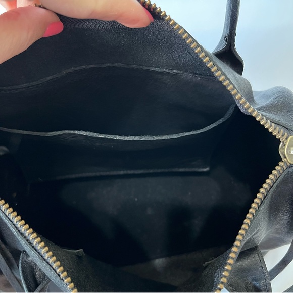 Madewell Prague Black Leather Satchel Bag - Picture 7 of 13